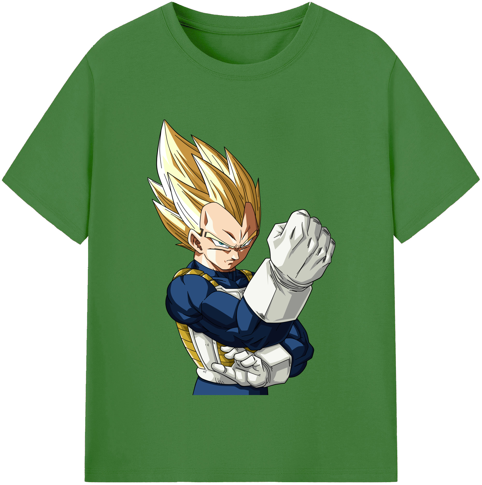 （画像用） ドラゴンボール ベジータ四世（Bejīta Yonsei）DRAGON BALL Vegeta IV レディースカジュアルプリントTシャツ（綿100％）